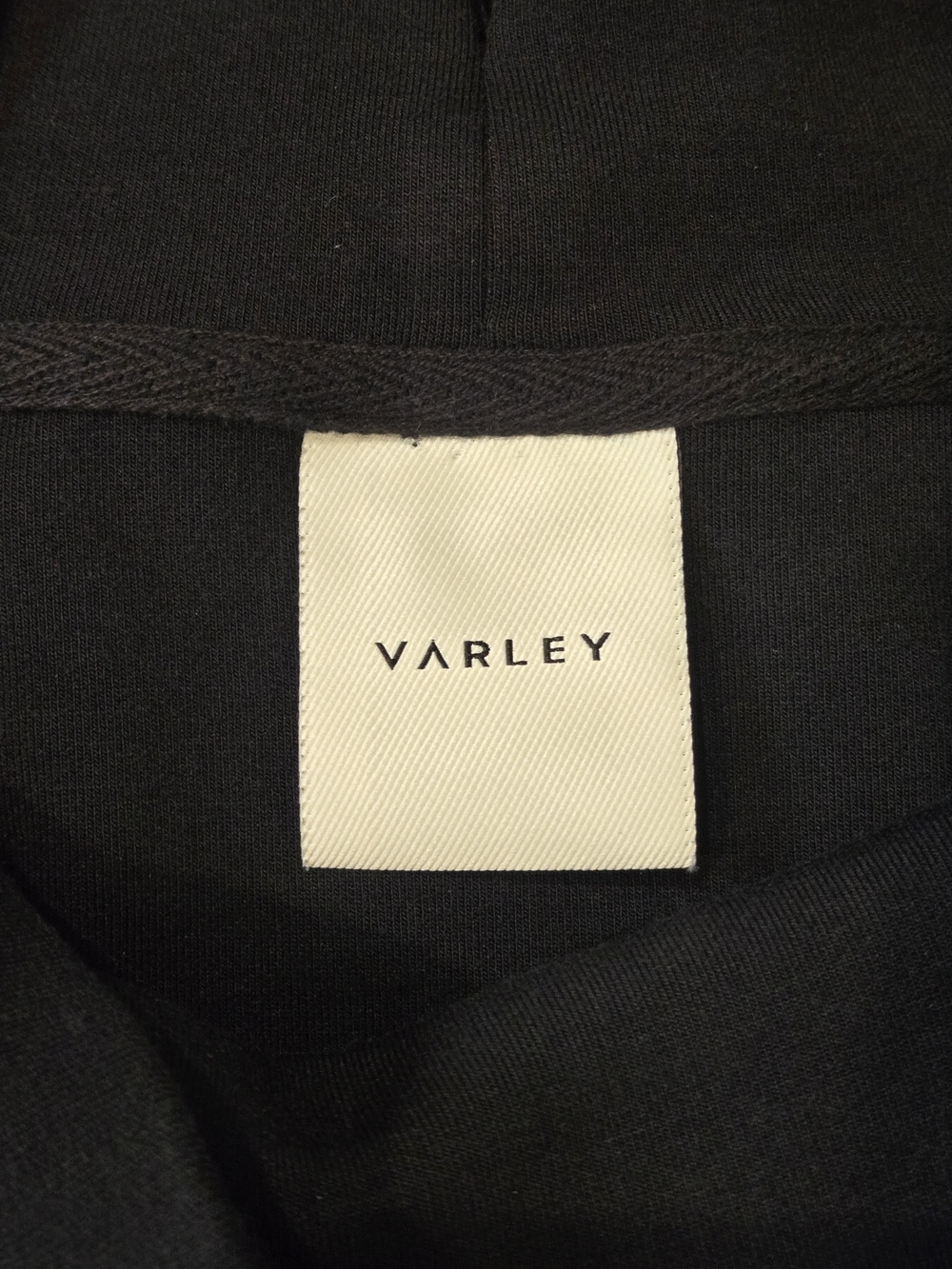 Varley Arcola Black Double Soft Sweatshirt with Cinch Waist Size Extra Small - Picture 8 of 10
